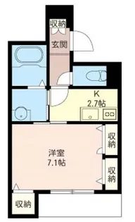 トレランス鷹番【1階】の間取り