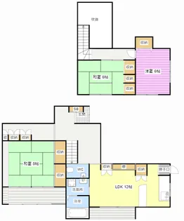 静岡県浜松市中央区広沢2【一戸建】の間取り