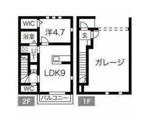 THE GAME【2階】の間取り