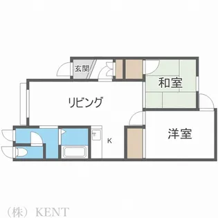 アルバ西野A(旧:villa shinmei A)【2階】の間取り