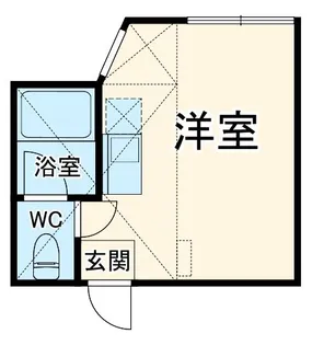 ユナイト根岸アンドレッティー【2階】の間取り