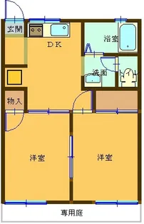 フォーブル吉田【1階】の間取り