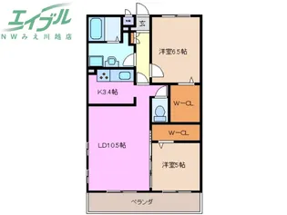 フィリアプリモ【2階】の間取り