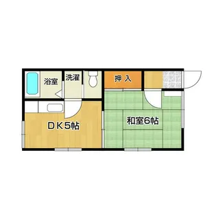 神奈川県小田原市蓮正寺【アパート】の間取り