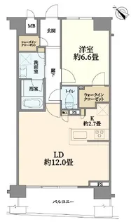 フェリズ横浜公園【11階】の間取り