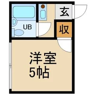 サンスイハイツ【5階】の間取り