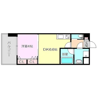 レオングラン新大阪レジデンス【7階】の間取り