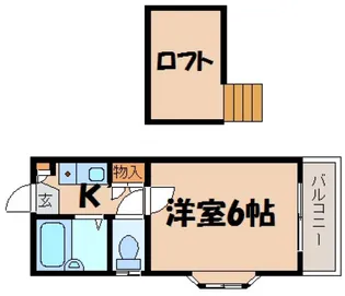 プログレス海田【2階】の間取り