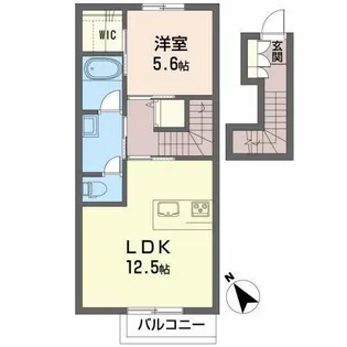 ランバーキャンプキタカミ【2階】の間取り