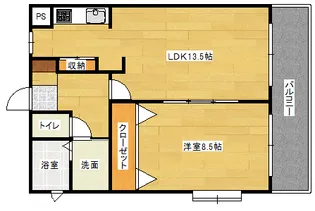 サラマンカビル【1階】の間取り