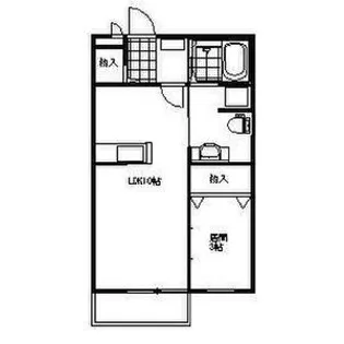 ソーレ・フォンティーヌB【2階】の間取り