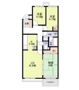 コスモリード三軒茶屋【3階】の間取り