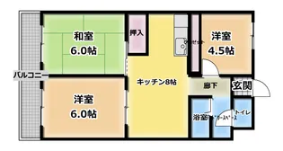 埼玉県上尾市大字原市【マンション】の間取り