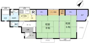 埼玉県比企郡吉見町大字北吉見【一戸建】の間取り