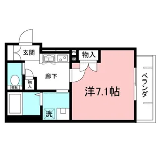 東京都新宿区大京町【マンション】の間取り