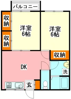 OASIS潤野I【1階】の間取り