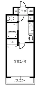 エステムコート梅田・天神橋リバーフロント【11階】の間取り
