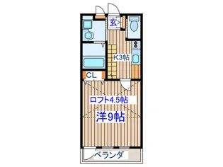HOT HOUSE 北山 II【2階】の間取り