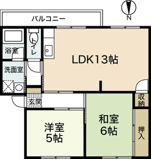 ハウスハーモニー【3階】の間取り