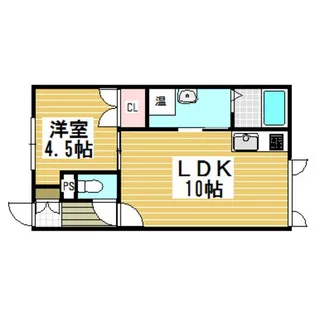 クオーク【1階】の間取り