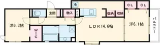 Gran Vievle北花田【2階】の間取り