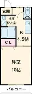 コーポ高池【2階】の間取り