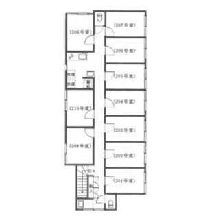 アルビオンシティ仙川【2階】の間取り