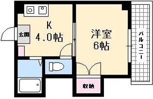 福寿ビル【2階】の間取り