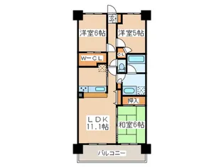 エンゼルソルスイート海老名【2階】の間取り