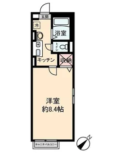 シャトレー荻窪【1階】の間取り
