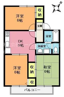 プレジオ大沢A【2階】の間取り