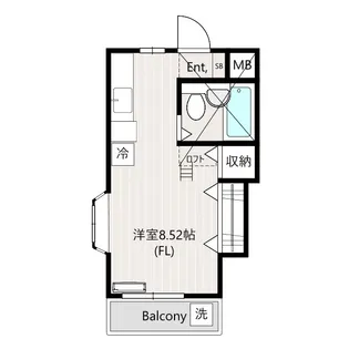エスパシオ共立【2階】の間取り