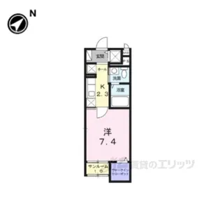 ココ・リヴァージュ【1階】の間取り
