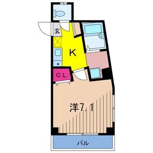 木佐ビル【3階】の間取り