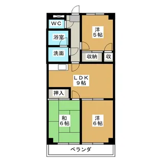 フォレスト本宮【5階】の間取り