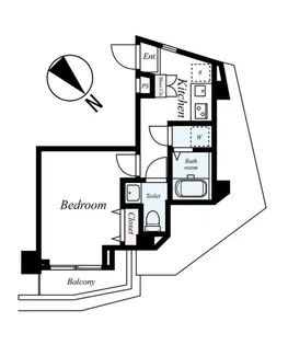 東京都新宿区原町1【マンション】の間取り