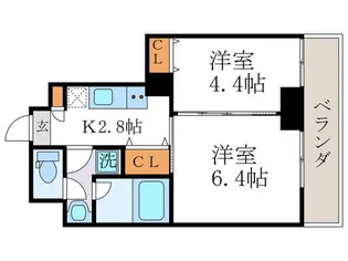 ViViセムブラード【4階】の間取り