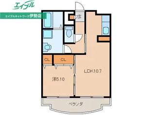 リベルテ【3階】の間取り