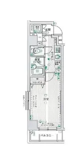 パークウェル上野毛駅前【5階】の間取り