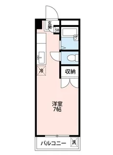 ドミール楠【3階】の間取り