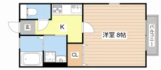 パークハイム39【1階】の間取り