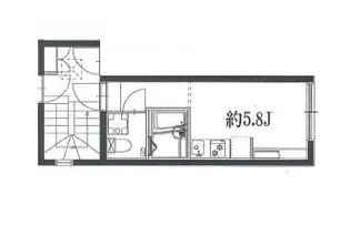 デザイアレジデンス三軒茶屋【3階】の間取り
