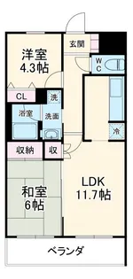 レクセル保土ヶ谷【3階】の間取り
