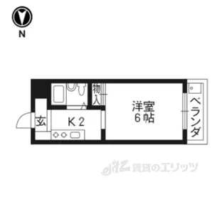コーポ姉小路【3階】の間取り