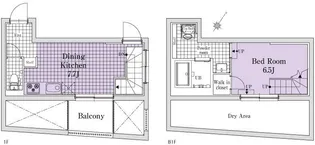 東京都目黒区目黒2【マンション】の間取り