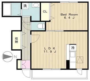 東京都町田市相原町【アパート】の間取り