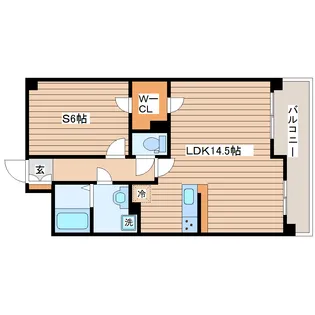ウィスタリアIII【1階】の間取り