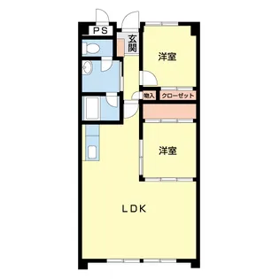 パルクメゾン大恵【3階】の間取り