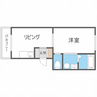 ビラ・レジリア札幌駅東【3階】の間取り
