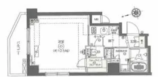 フェニックス新宿夏目坂【8階】の間取り